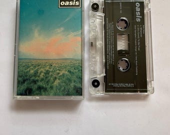 Oasis Cigarettes and Alcohol Worn Cover Cassette Tape