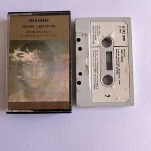 John Lennon Imagine Some Damage To Sleeve Cassette Tape