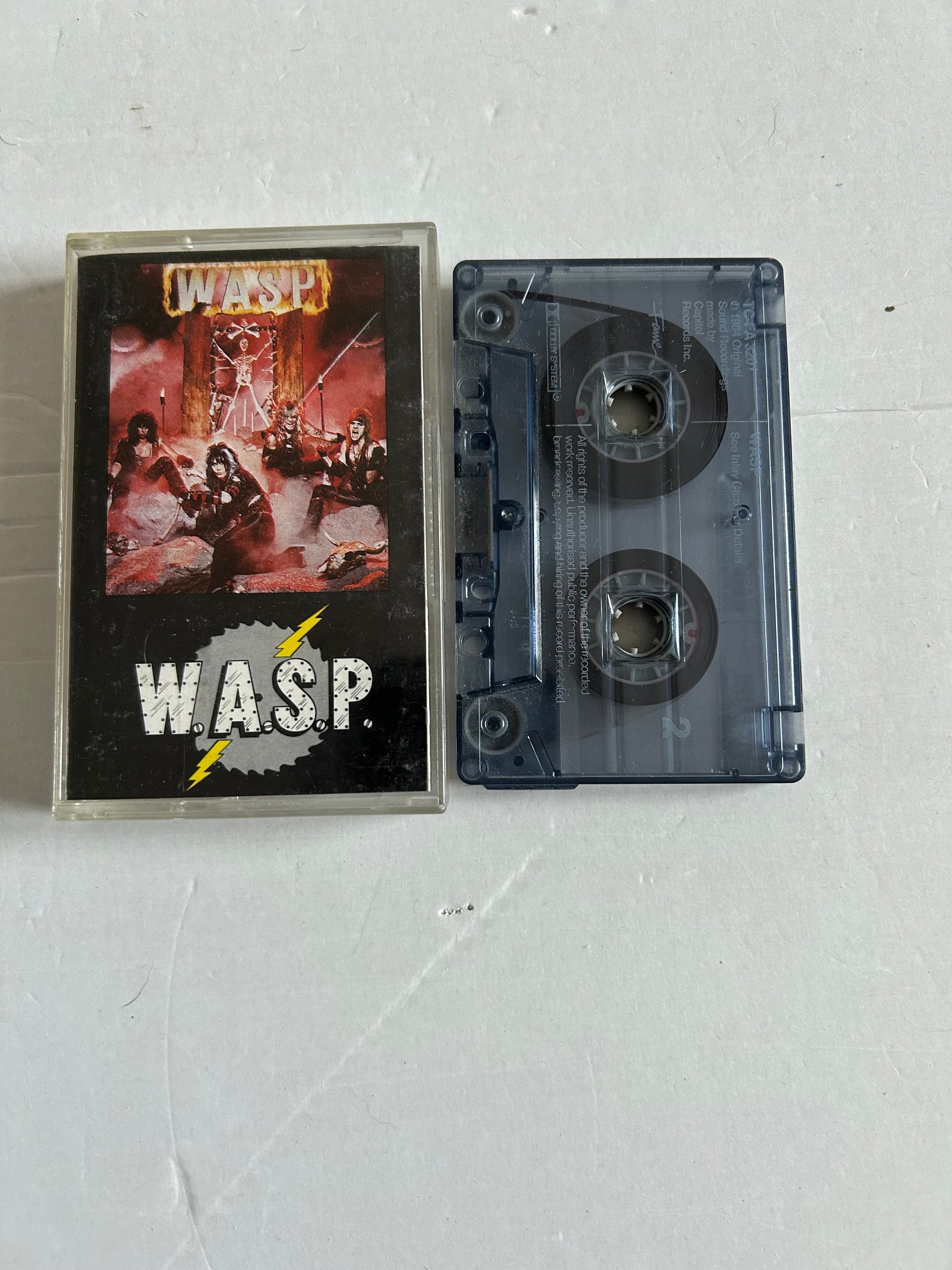 W.A.S.P Wasp W.A.S.P Cassette Tape - Etsy