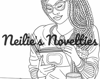 Disegni da colorare di Nero stampabile digitale. Per adulti, bambini, cura di sé, divertimento, ecc.