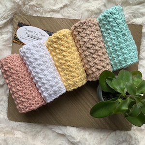 100% Cotton Dishcloth | Crochet Washcloth | Handmade Crochet | Farmhouse style | Eco-Friendly | Gift | Spa and Bath Washcloth | Under 10.00