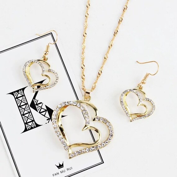 La Parure Collier et Boucles d'oreilles Ariana Grande x Swarovski Tailles variées, Cœur, Blanc, Métal rhodié, 5720849