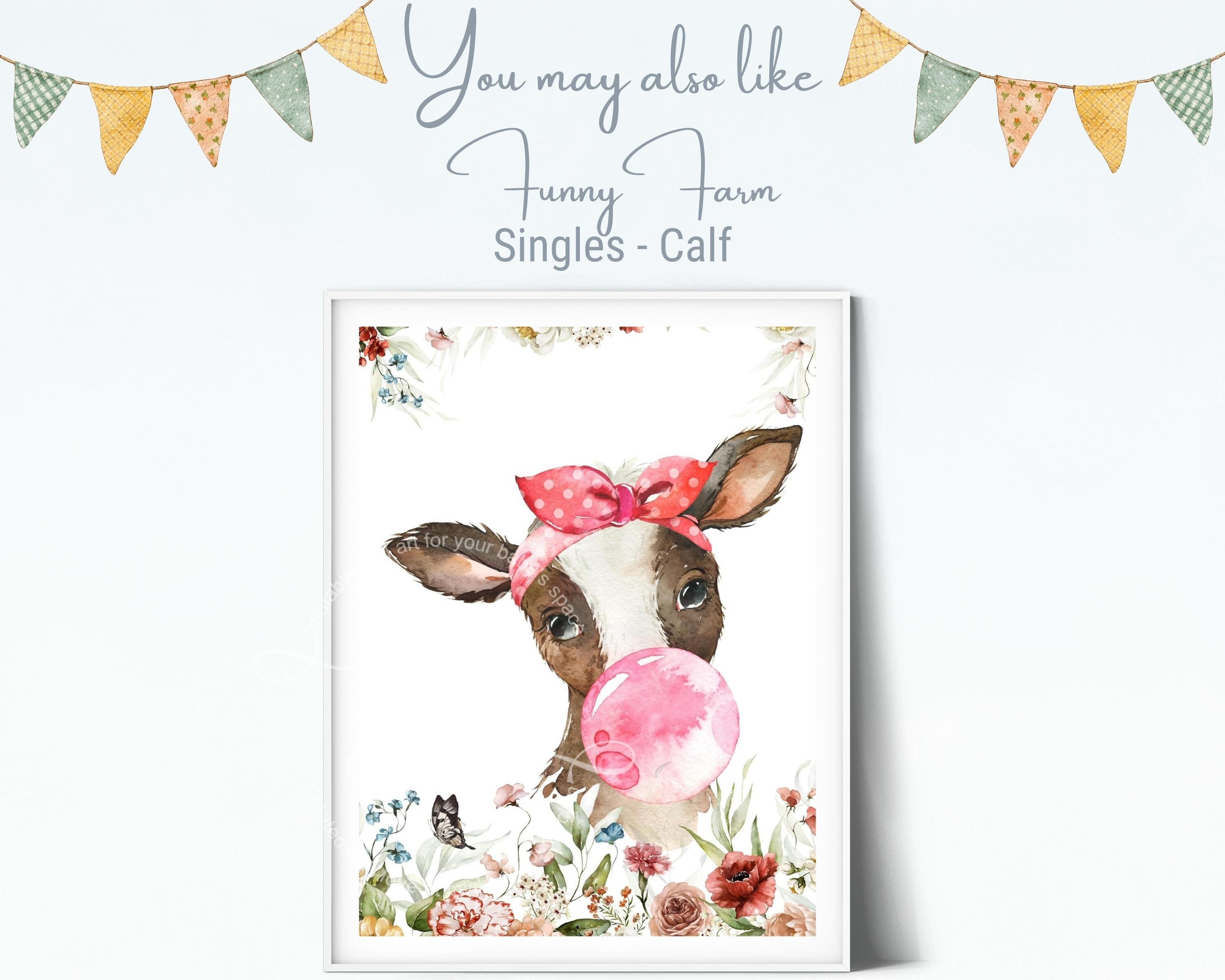 Baby Duck Wall Art Farm Animal Prints Funny Duck Print Farm Animal Art