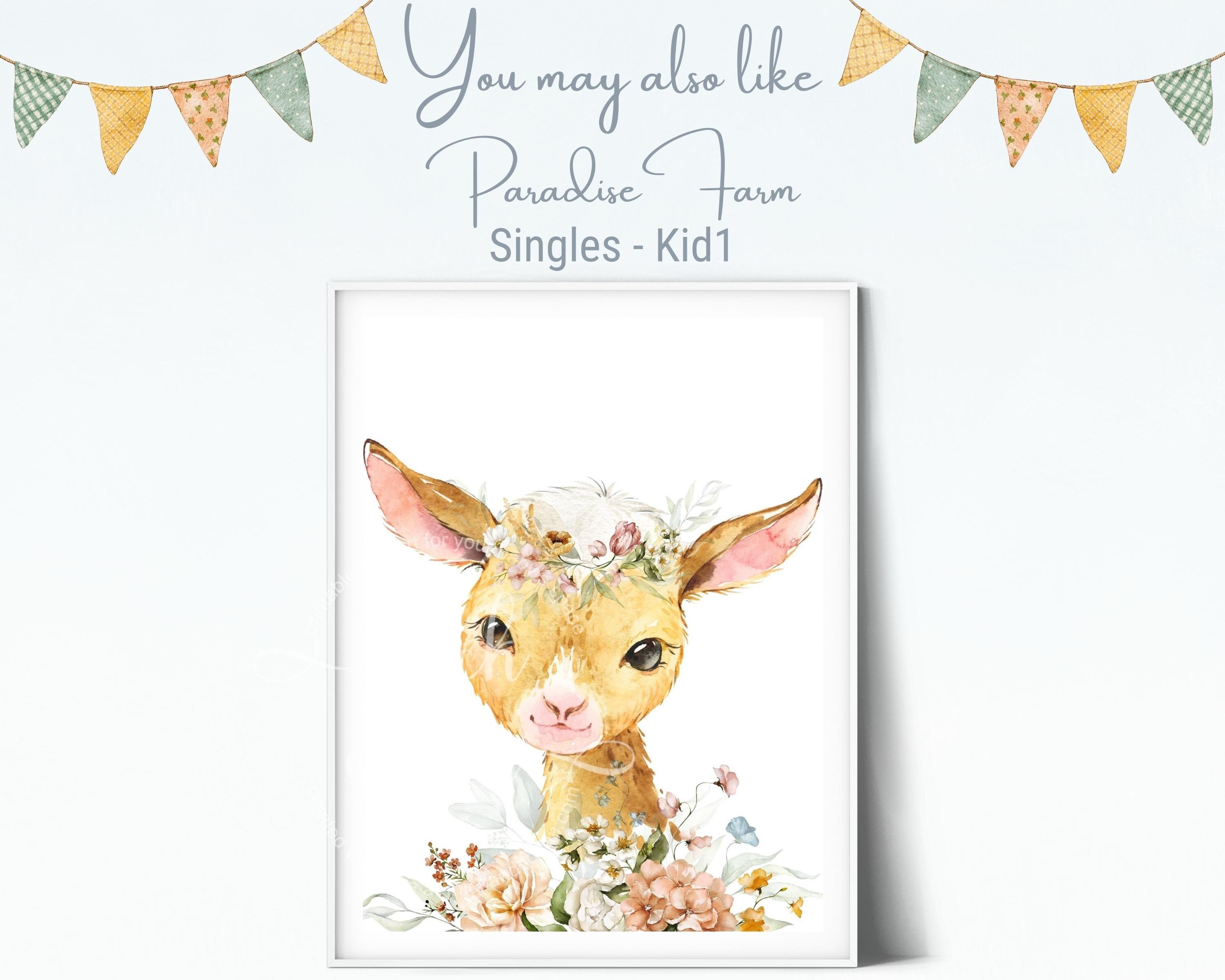 Baby Duck Wall Art Farm Animal Prints Funny Duck Print Farm Animal Art