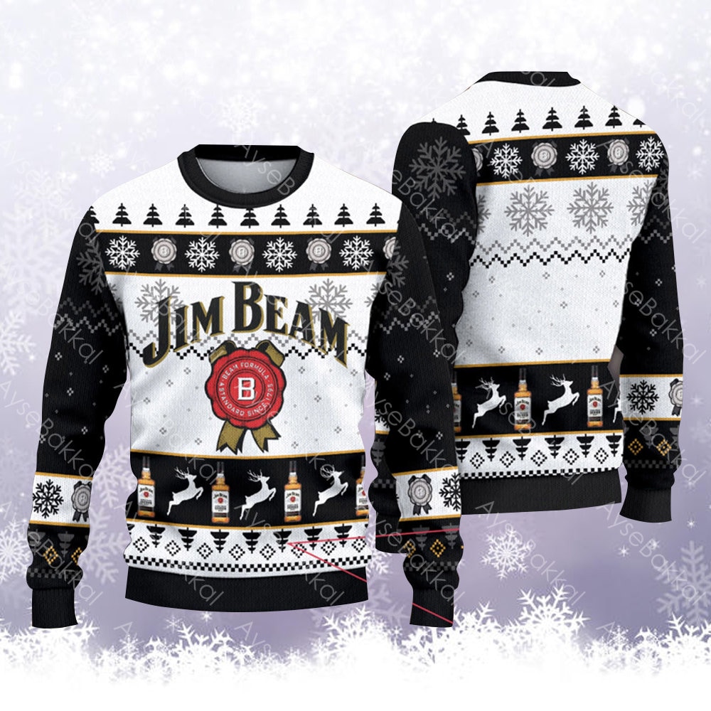 Jim Beam Christmas Ugly Sweater