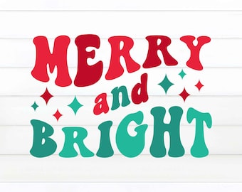 Sublimación navideña PNG, Feliz y brillante PNG, Diseño de sublimación de Feliz Navidad, Feliz y brillante Sublimación, Navidad PNG
