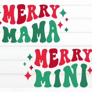 Merry Mama Mini PNG, Merry Mama Mini SVG, Digital design, clipart, Sublimation Png, Christmas Svg, Christmas Sublimation, Christmas Png