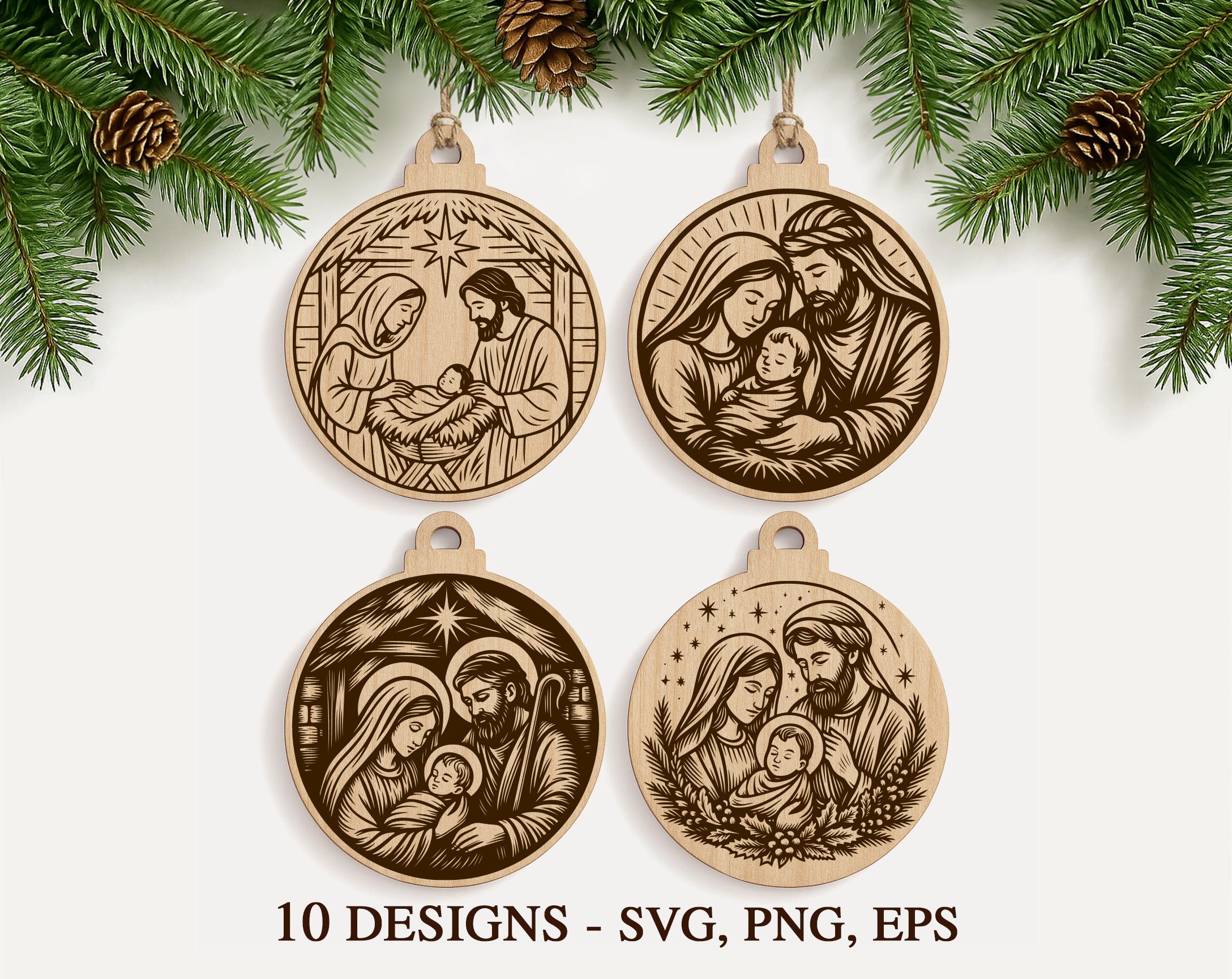 Natividad Decorativa Jardín Estaca Maceta Decoración 2D Sagrada Familia Navidad Decoracion Para Patio Interior Al Aire Libre Burro