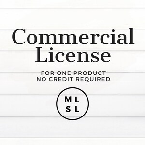 Extended license for commercial use