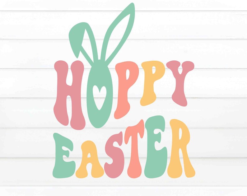 Hoppy Easter SVG Hoppy Easter Png Easter Svg Easter | Etsy