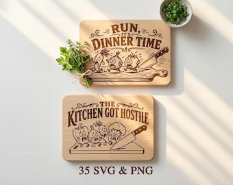 Funny Cutting Boards Svg, Funny Vegetables Cutting Board, Vegetables Cutting Board, Sarcastic Laser Engrave,  Glowforge Svg, Engraving files