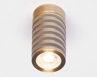 Brass Bedside Lamp, Kitchen Island Light, Reading Lighting, Bathroom Spot Lamp, White or Black Task Sconce, MODEL : BELLA
