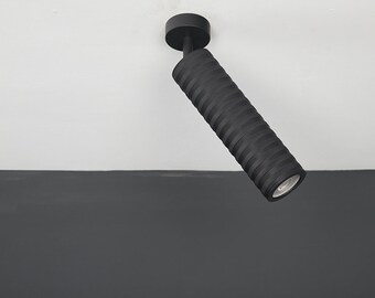 Brass Black White or Copper Cylinder Adjustable Spot light, Bed Side Minimalist Lamp MidCentury Spotlight. MODEL : EVA