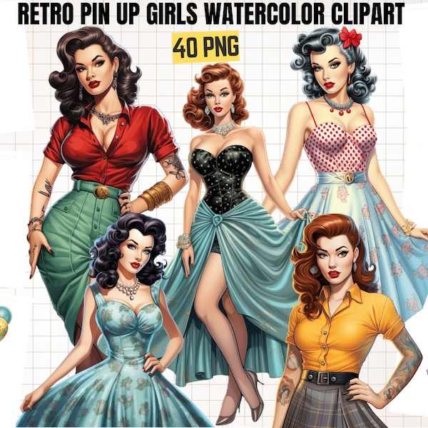 Pretty girl vintage, Pin Up Girls Clipart, transparent PNG, Polka Dot Pin Up Girls, Retro Pin Up, Junk Journal Scrapbooking Card Making