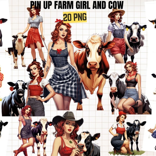 Farm Girl Pin Up - Etsy