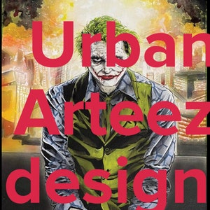 Joker End of Days Artwork, End of Days Joker Piece,  Art Decor, Joker Movie, Joker Digital Download, Jokers Humour, Instant Download, JPEG