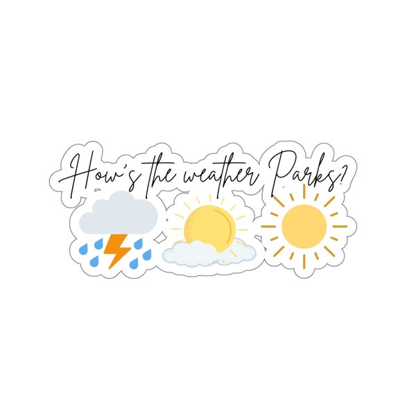 Hows the weather parks magnolia parks etsy