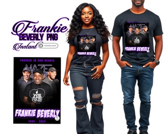 Frankie Beverly & Maze Tribute PNG | Black Shirt Design (Digital Download)