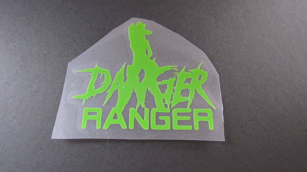 Danger Ranger Decal, Permanent Vinyl, Window Decal, Car Decal Etsy