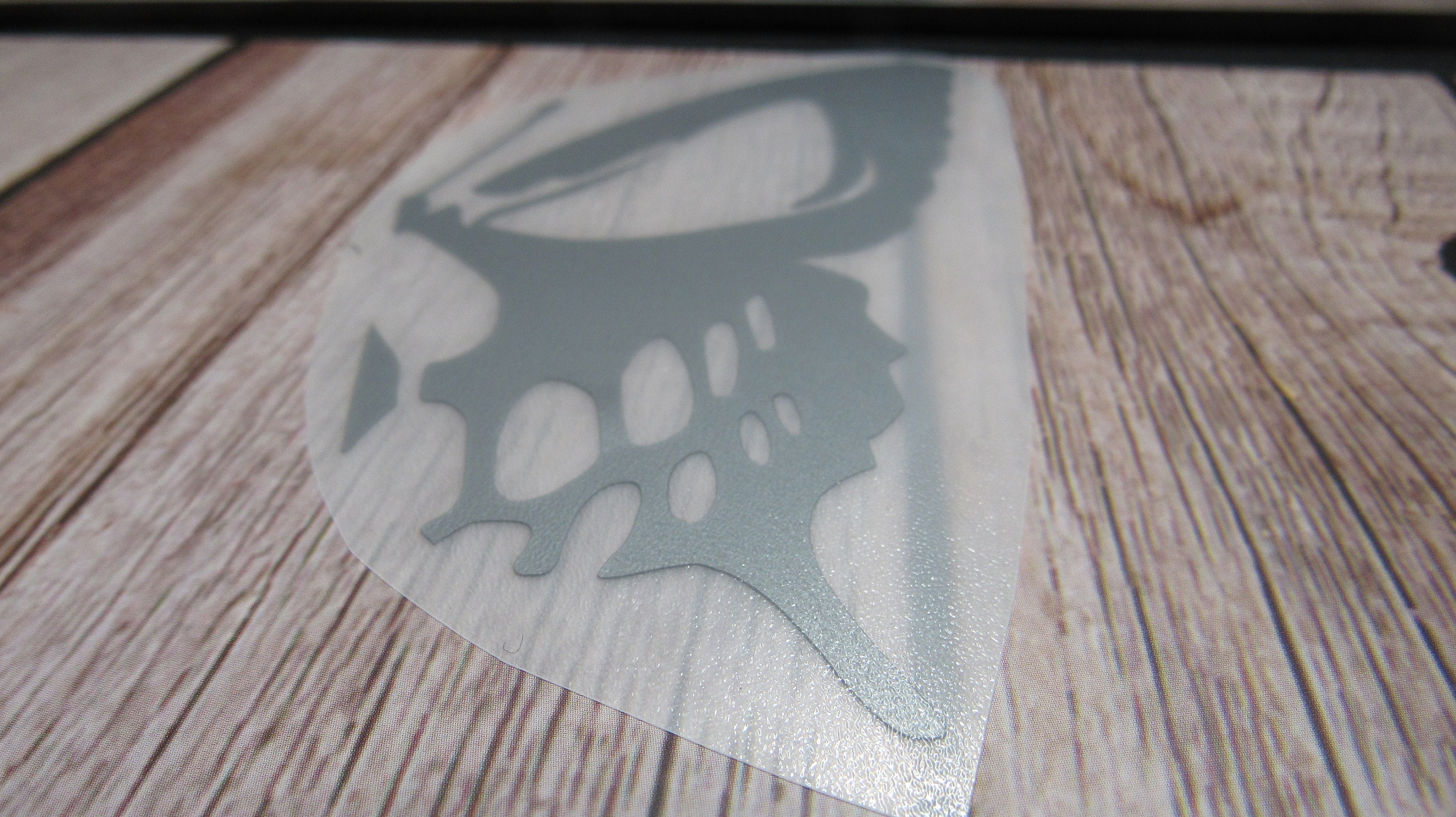 Butterfly Skull Decal, Permanent Vinyl, Window Decal, Car Decal Etsy