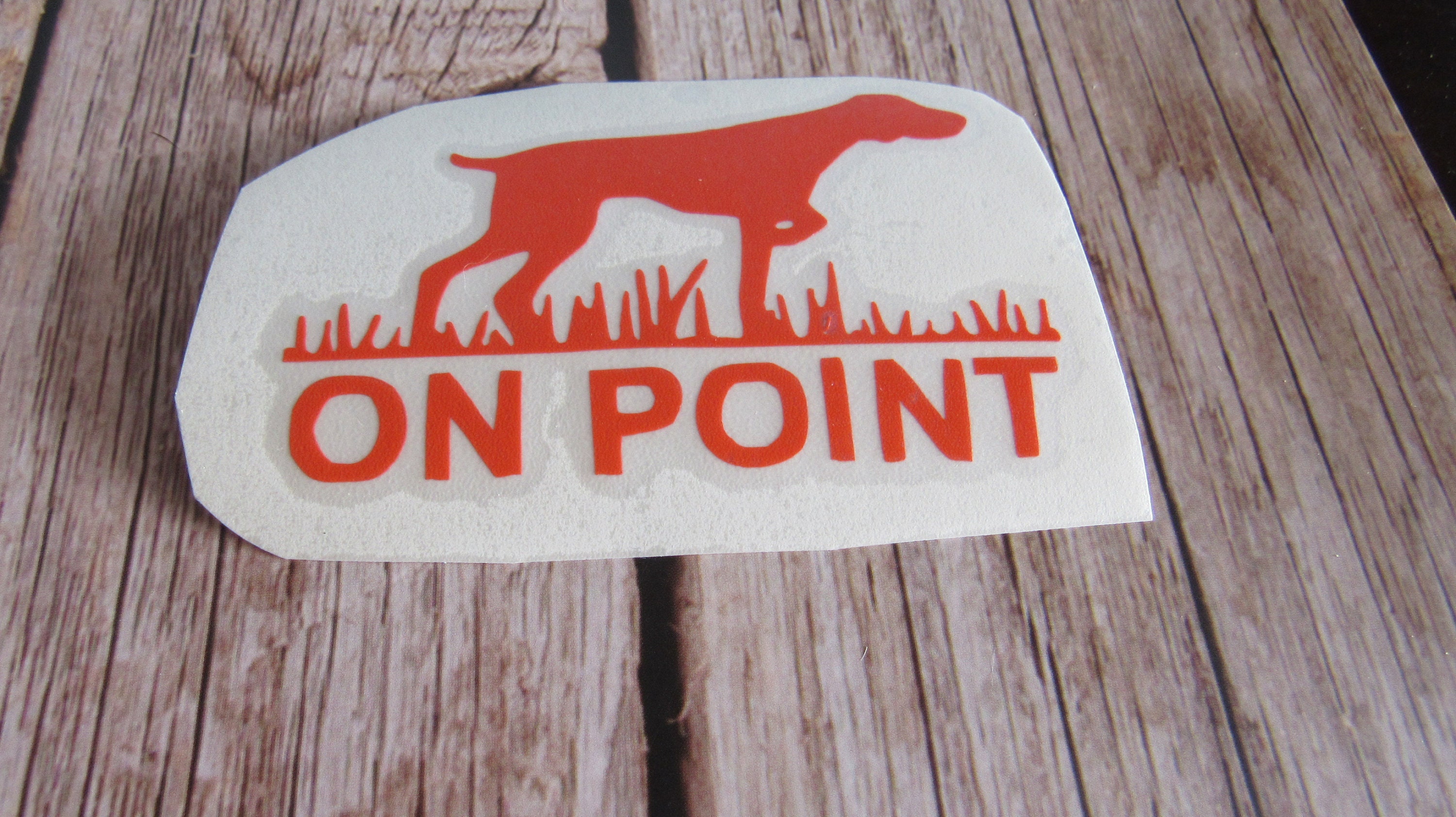 On Point Bird Dog Decal, Permanent Vinyl, Window Decal, Car Decal Etsy