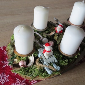 Weihnachts-Gesteck-Tischdekoration