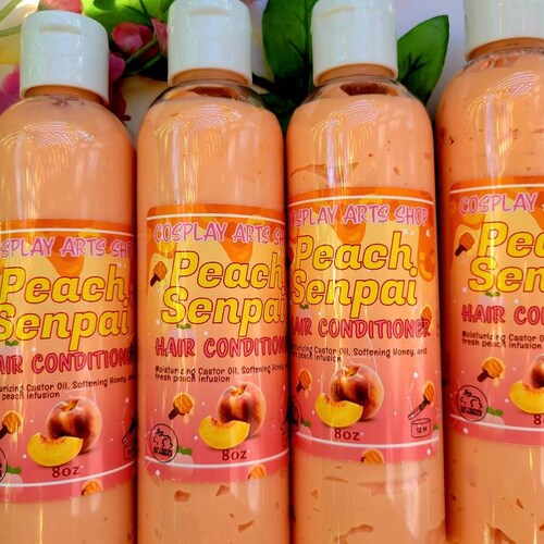 Peach Senpai Hair Conditioner Hair Care Peach Honey Etsy