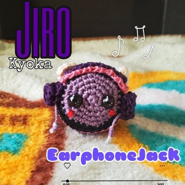 Jir-bee "Earphone Jack" Amigurumi Bee