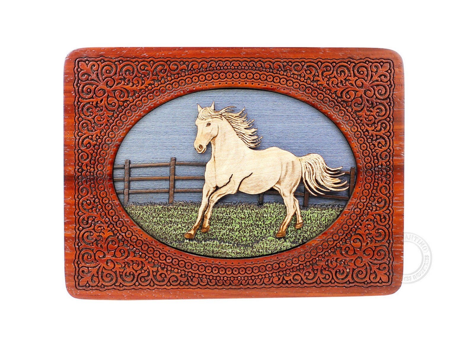 Running Horse keepsake Box Jewelry Box Memory Box Watch Etsy