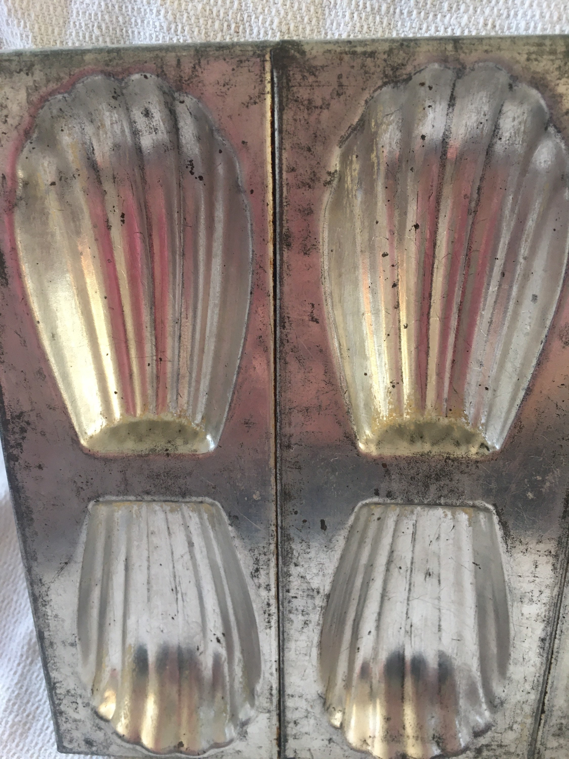 Vintage French Madeleine Cake Moulds With 6 Individual Moulds Etsy