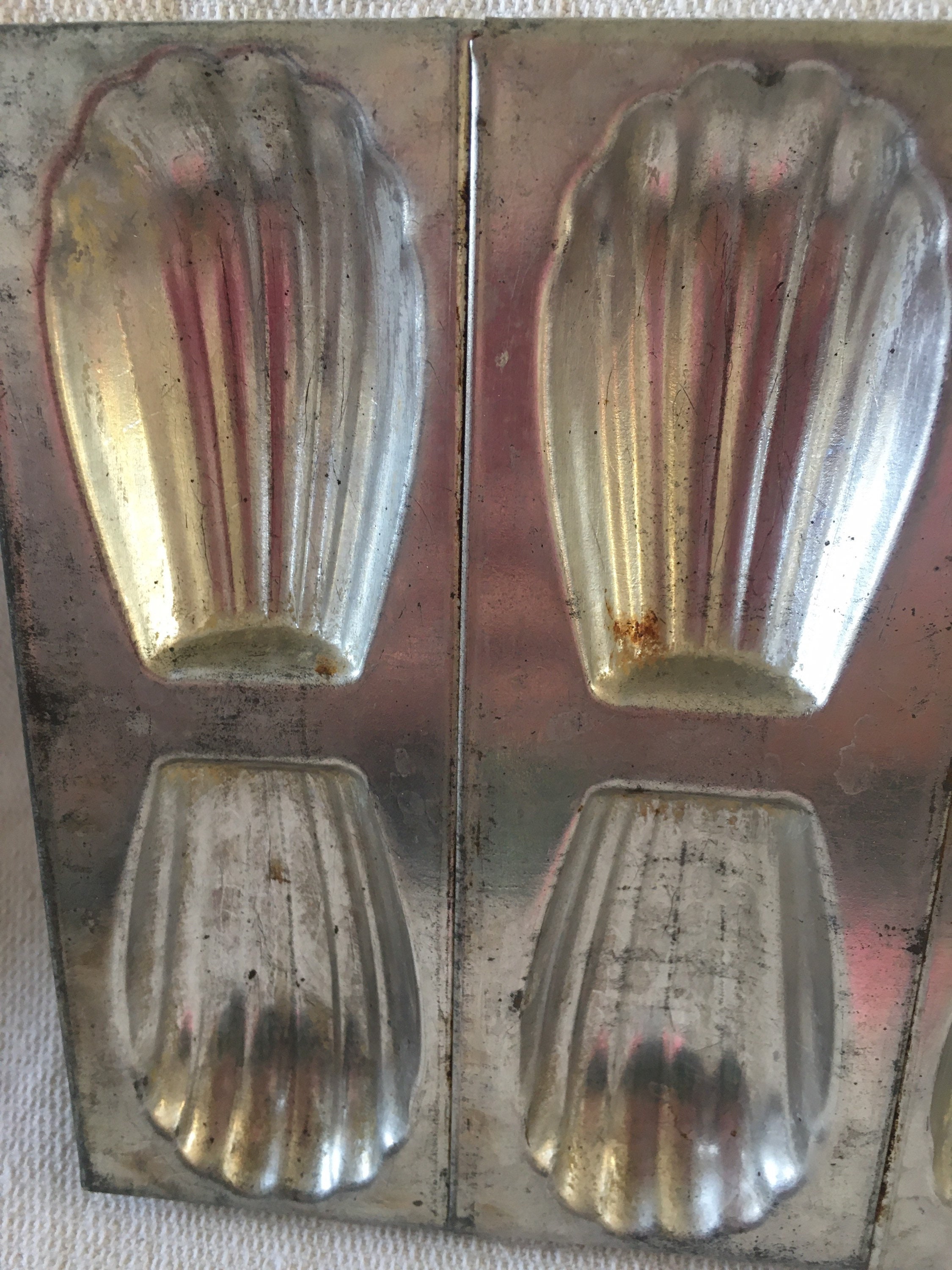 Vintage French Madeleine Cake Moulds With 6 Individual Moulds Etsy