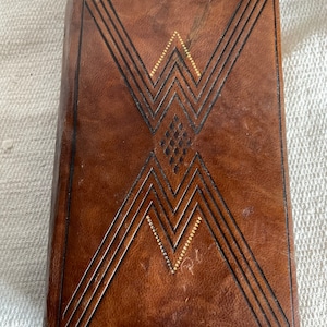 Vintage french leather bound Missel,prayer book and devotional