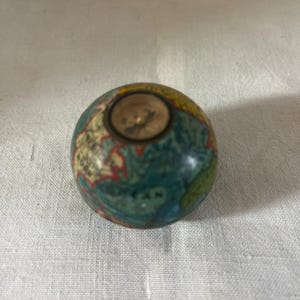 Boussole globe terrestre vintage années 30 patine absolument fabuleuse trouvaille rare