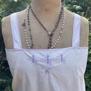 Vintage french pure cotton under slip/chemise