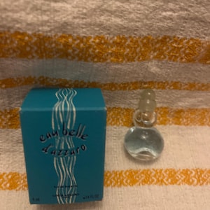 Loris Azzaro eau Belle D’azzaro vintage minature eau de toilette in original box still with contents 4 ml.