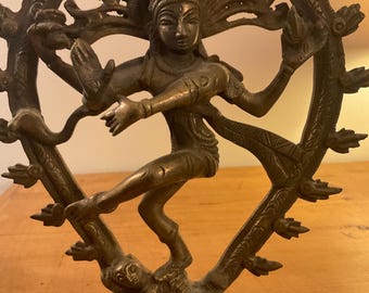 ヴィンテージ ヒンドゥー教の踊るシヴァ神像、最高神像 - Etsy 日本