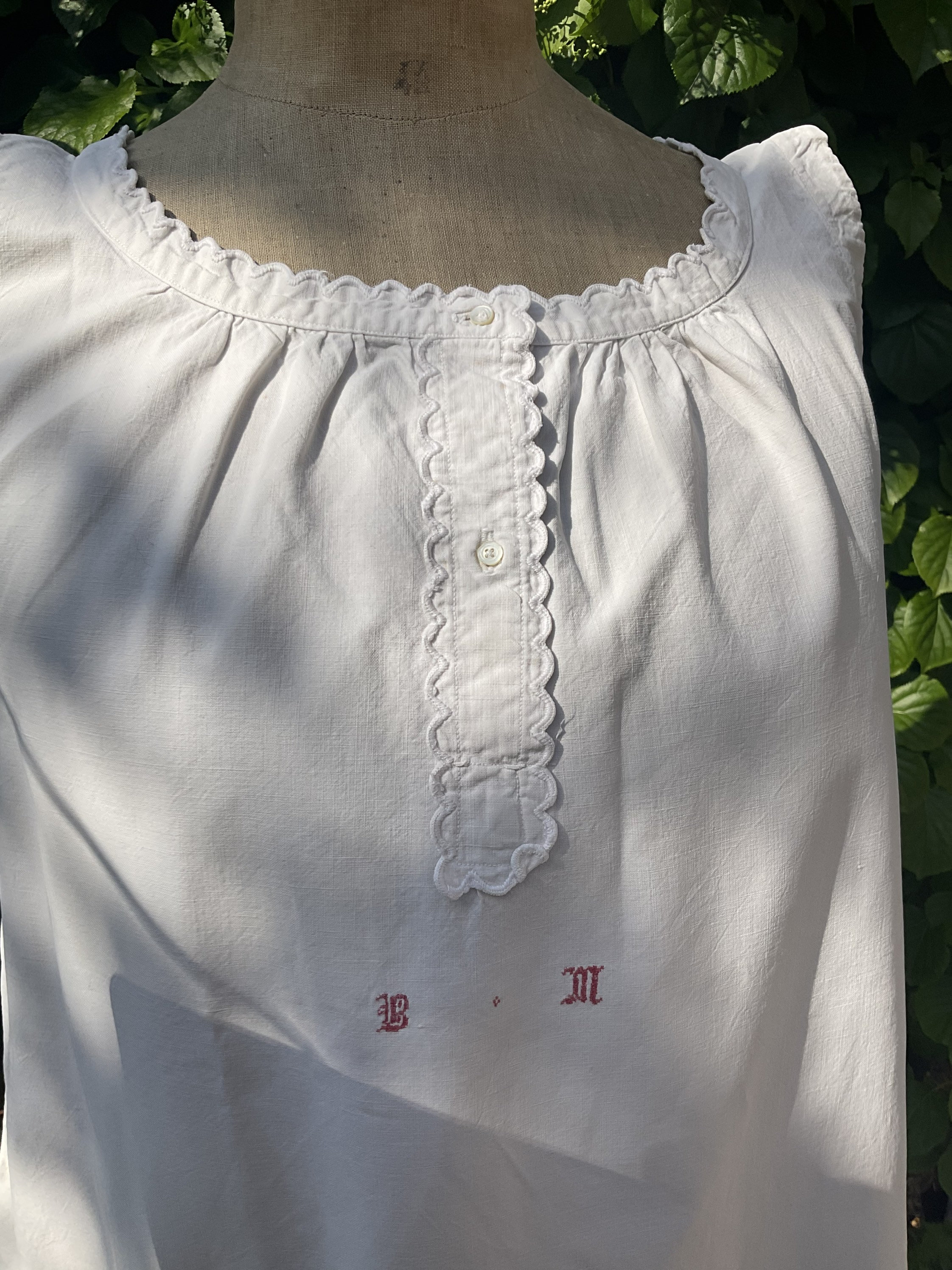 Antique Linen Shirt - Etsy