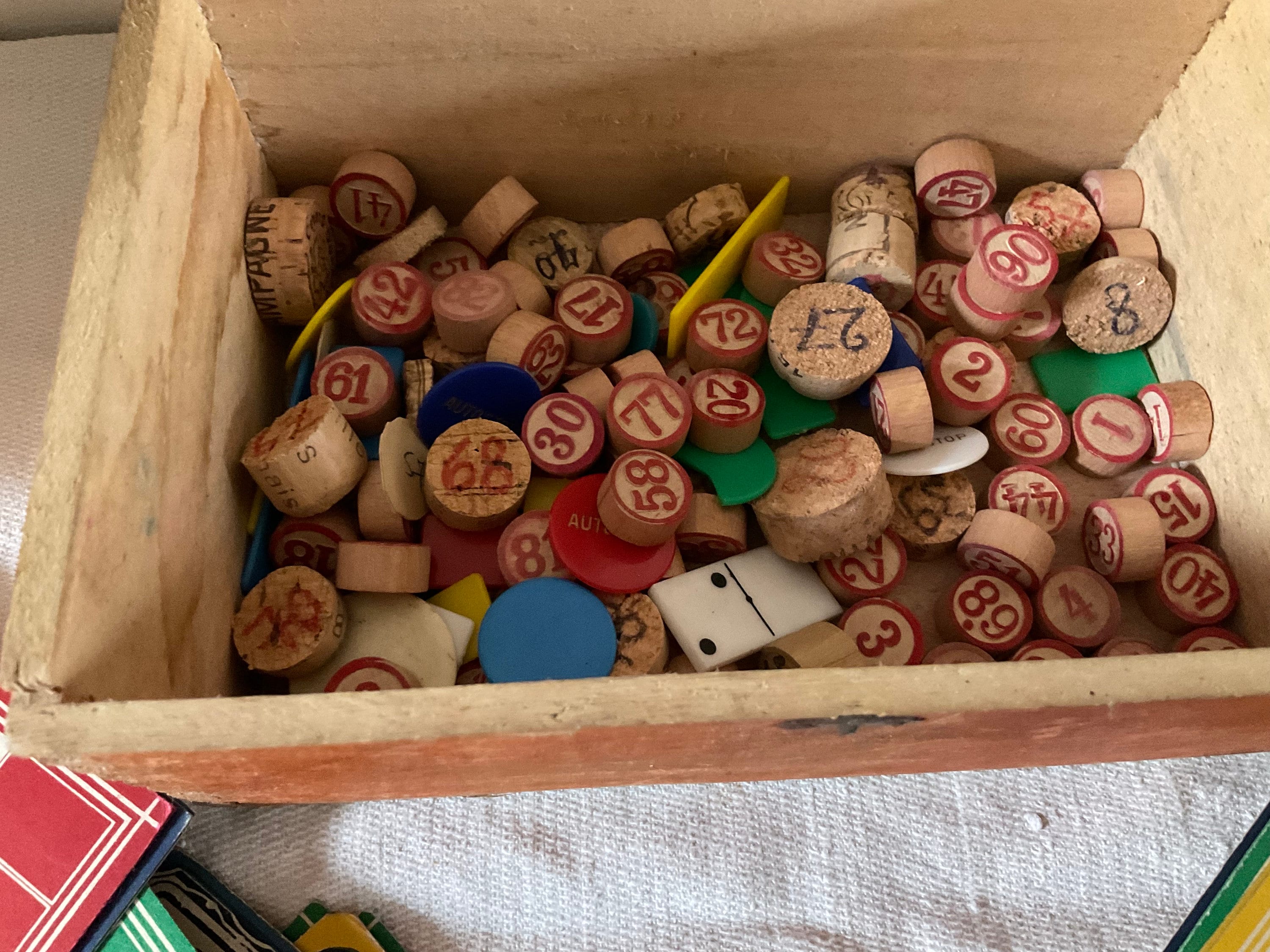Vintage French Lotto/bingo Game in Wood Box - Etsy