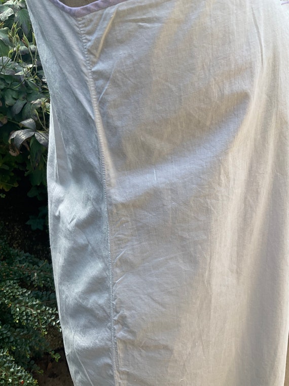 Vintage french pure cotton under slip/chemise - image 10
