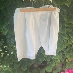 Antique french pure white cotton bloomers
