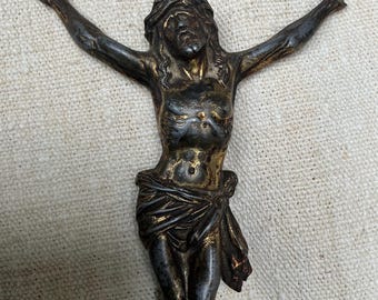 Vintage french metal small Corpus Christi