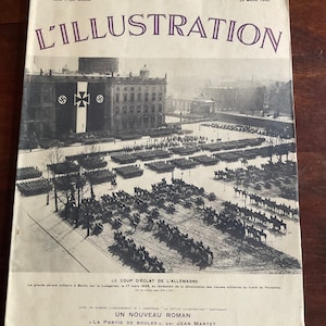 Revista original de 23 de março de 1935, L’ILIUSTRATION’, de Paris