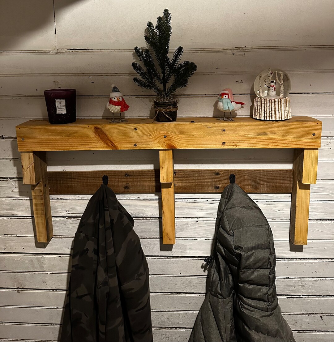 Entryway Shelf / Organizer / Coat Hanger / Shelf Etsy