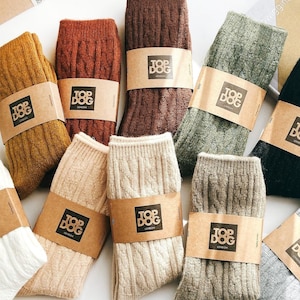 Wool Socks for Women Warm Cozy High-quality Wool Socks Autumn Winter Boots Socks Knitted Socks, Christmas Stocking Filler Gift for Women