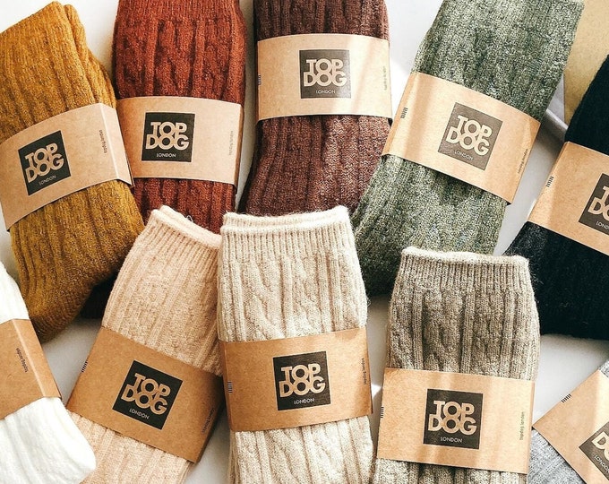 Warm Wool Socks for Women: Cozy Knit Winter Boot Socks