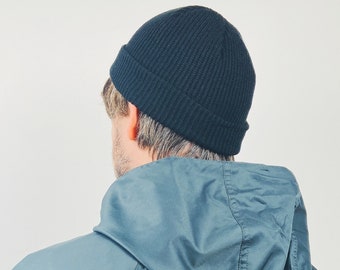 Fisherman Beanie: Plain Acrylic Trawler Style Skullcap