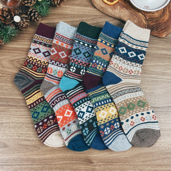 Nordic Pattern Socks main image 1