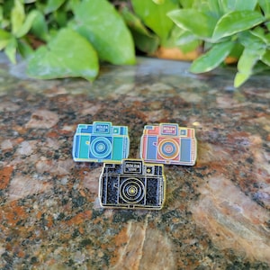 Holga 120N Enamel Pin, Assorted Colors