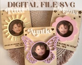 Mother' Day Frame File, Glowforge Mother's Day File, Mom picture frame file, Laser File SVG, Mothers Day Laser File