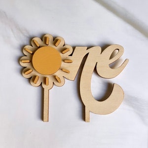 One Sun Cake Topper, 1st Birthday, One Year Around the Sun Cake Topper